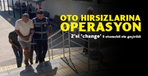 Oto hırsızlarına operasyon