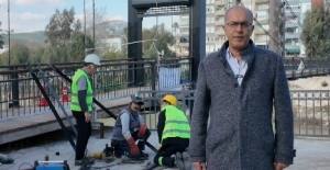 Dr. Erdinç Şahin Asma Köprüsü bakımda